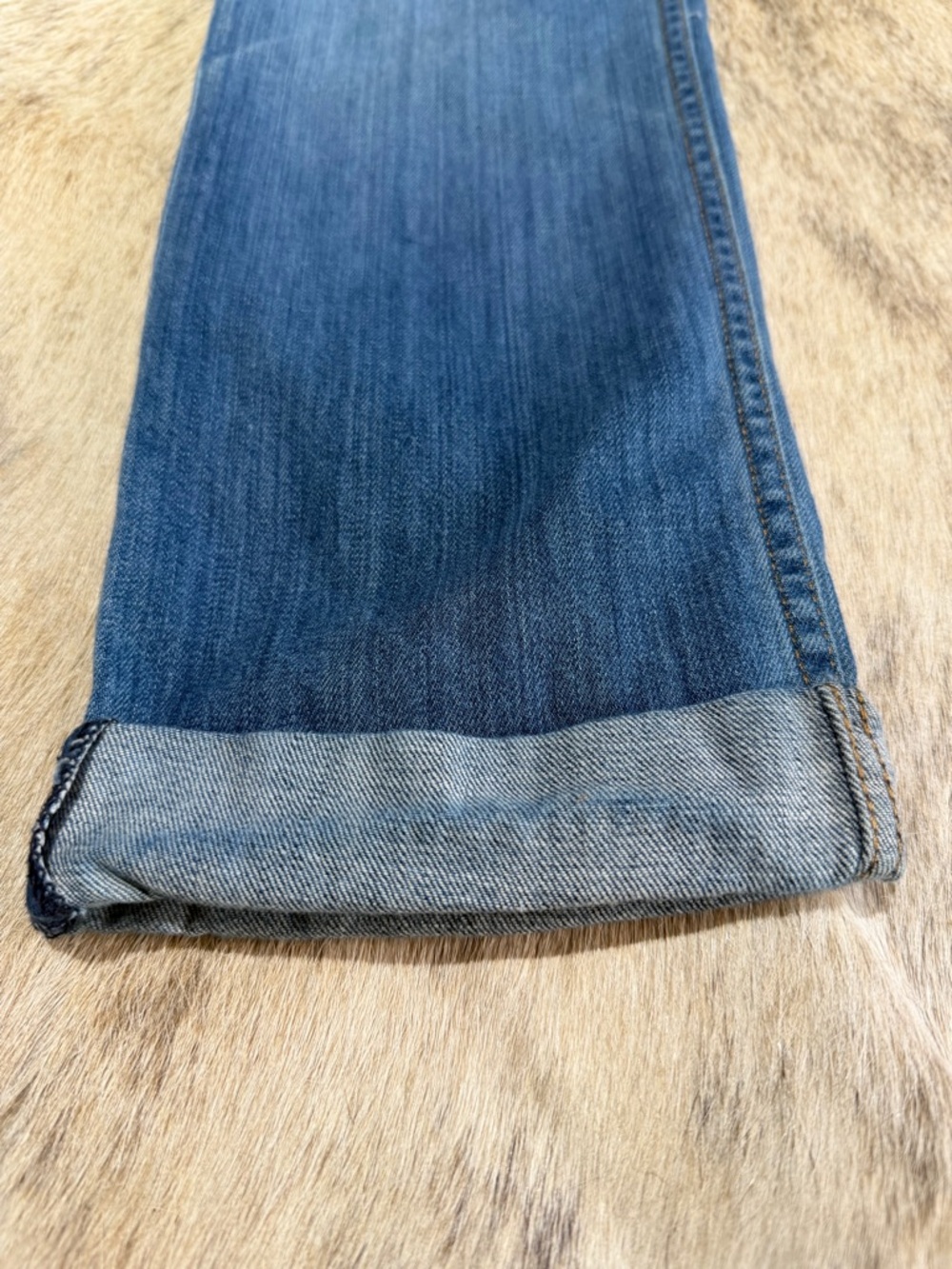 Hudson Jeans Made in USA Size 29 Straight Leg Cuffed Hem Flap Pocket Denim - Picture 9 of 15